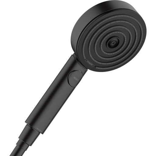 Matt svart Hansgrohe Pulsify Select S 105 Relaxation hånddusj