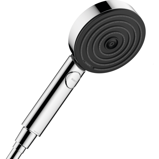 Rund Hansgrohe Pulsify Select S 105 hånddusj i krom